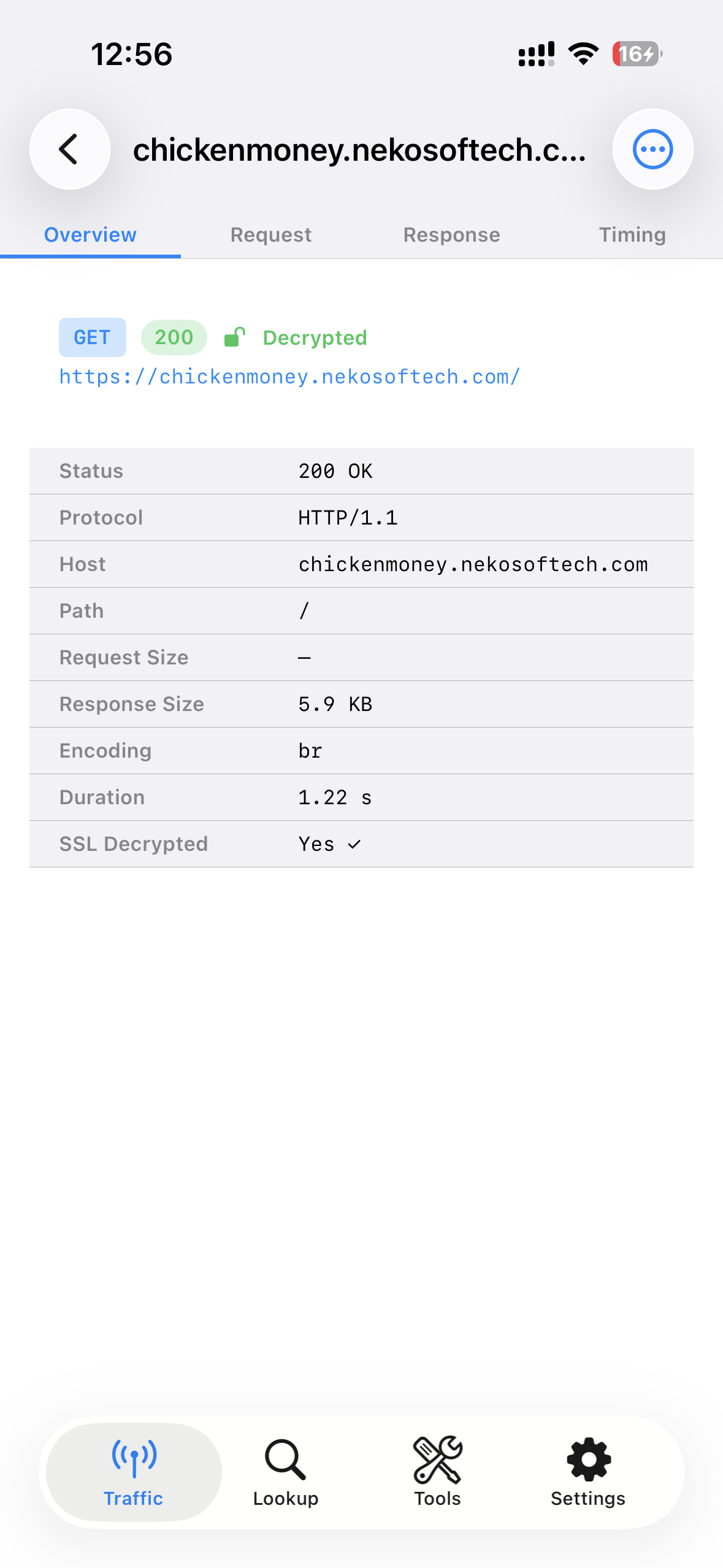 D Inspector settings and SSL proxying list